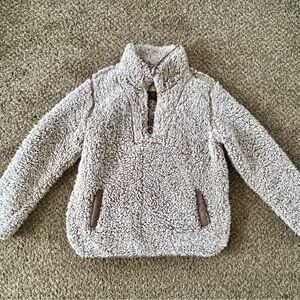 Altar’d State Women’s Cozy Latte Sherpa Pullover for